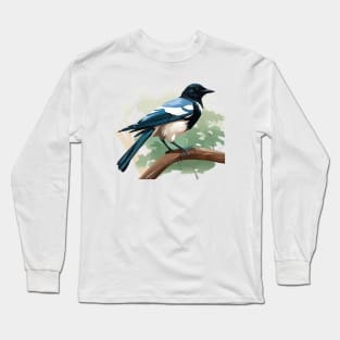 Magpie Long Sleeve T-Shirt